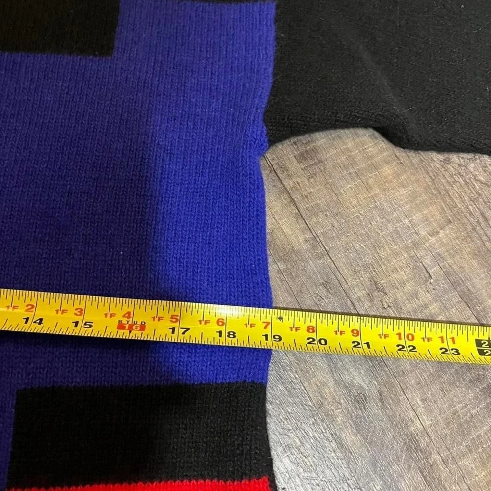 Vintage 1990s geometric cable knit‎ sweater medium